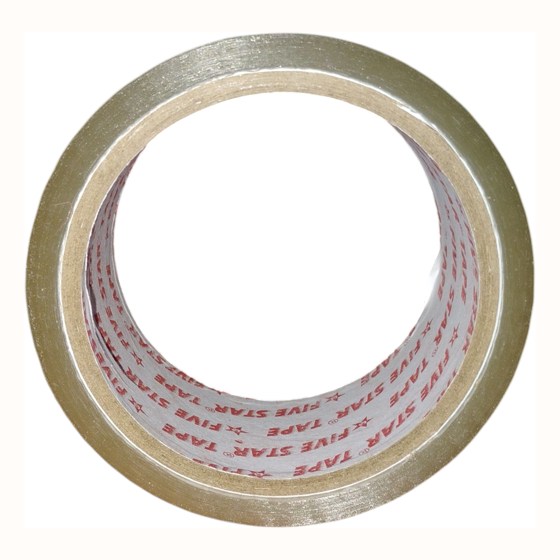 Five star one sided self adhesive parcel tape/plaster 35m transparent pack of 6 - Image 2