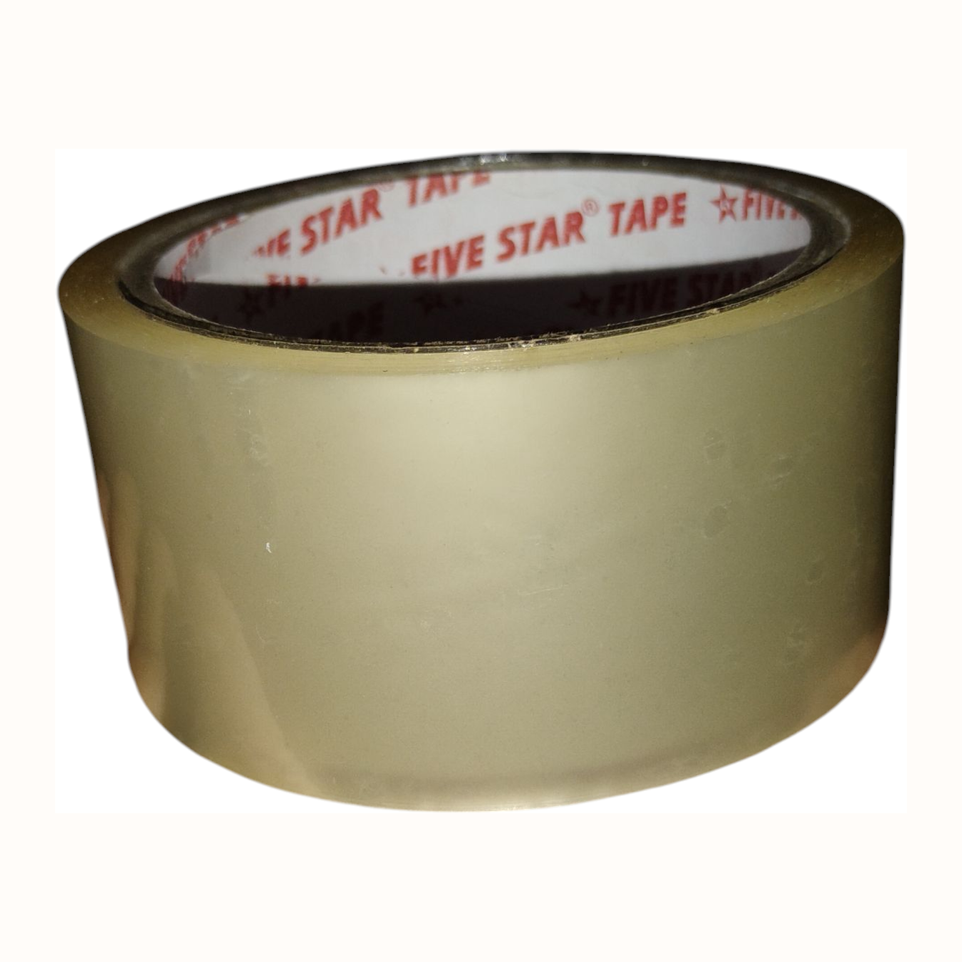 Five star one sided self adhesive parcel tape/plaster 35m transparent pack of 6