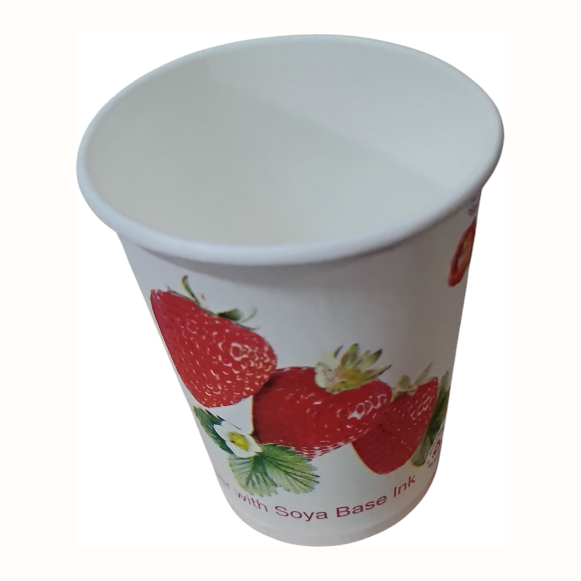 Premium quality printed paper glass 250ml pack of 47 – eco-friendly disposable glasses for hot and cold beverages
