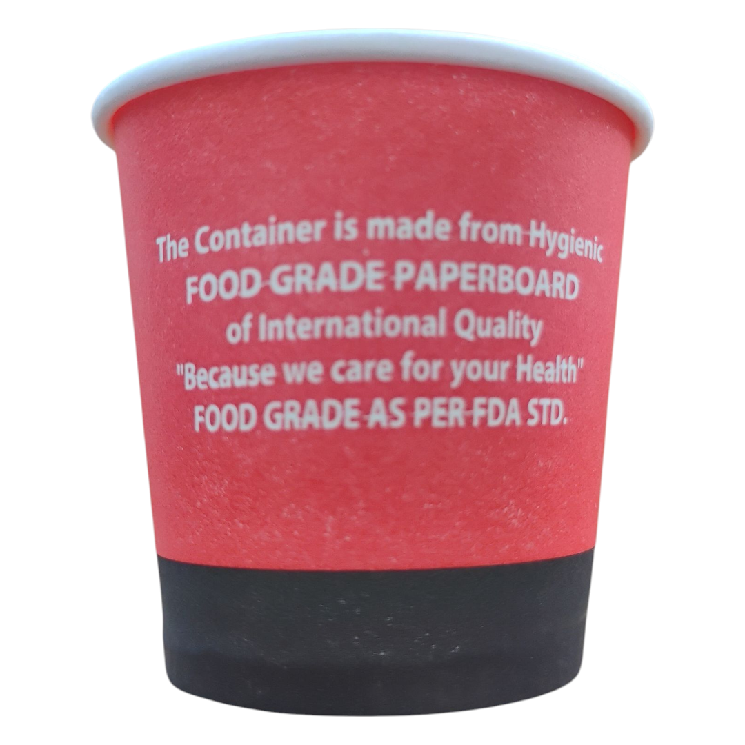 Best quality disposable paper tea cup 80ml pack of 68 - Image 2
