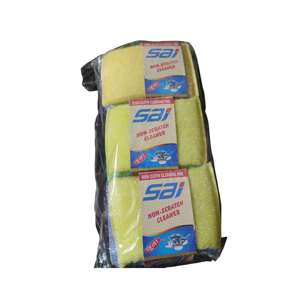 Non-scratch dish cloth cleaning pads pack of 12